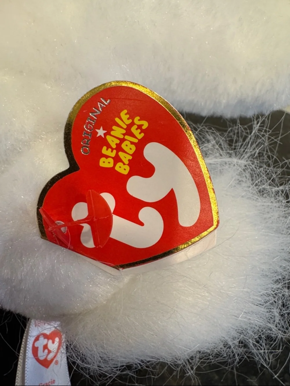 Ty Beanie Babies Gracie Swan White Ugly Duckling 8” Plush Toy New with Tag - Picture 7 of 10